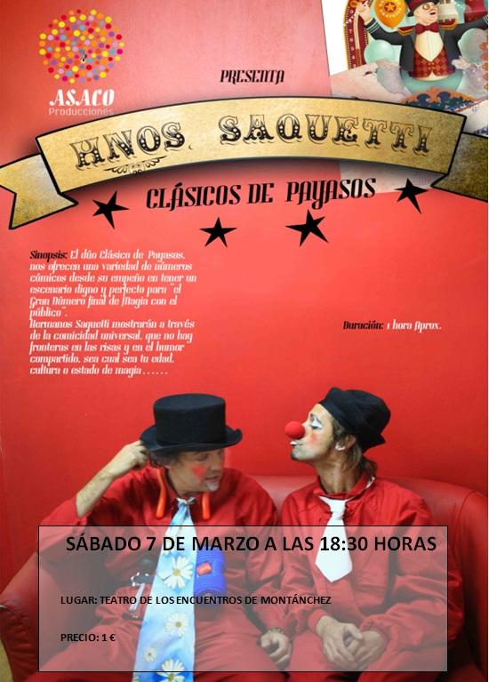 Imagen Representación. Hermanos Sequetti. Clásico de payasos