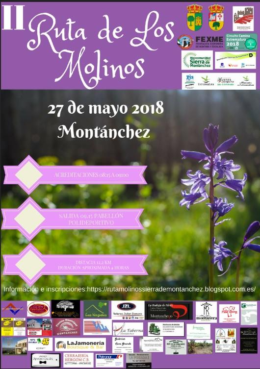 Imagen II Ruta de los Molinos, incluida dentro del Circuito Camina Extremadura de la FEXM