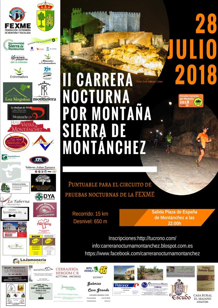 Imagen II Carrera Nocturna Sierra de Montánchez
